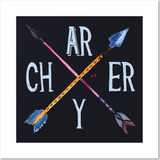 Archery Arrows Saying Posters and Art